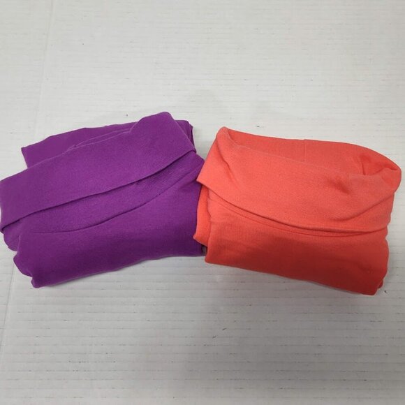 2 Christie Brooks Girls 7-8 Cotton Turtlenecks Purple and Pink NWT - Picture 11 of 11